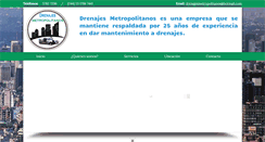 Desktop Screenshot of drenajesmetropolitanos.com